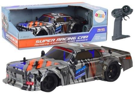 Auto R/C 1:18 sportowe szare Auto R/C 1:18 sportowe szare