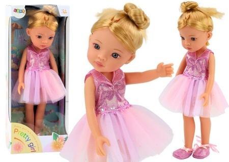 Lalka baletnica w różowej sukience 33cm Lalka baletnica w różowej sukience 33cm