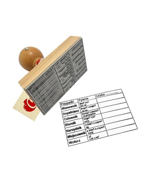 Stempel przypadki nr 1 Stempel przypadki nr 1