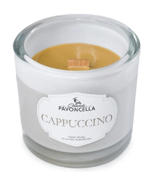 Świeczka sojowa Cappuccino biała 170g Świeczka sojowa Cappuccino biała 170g