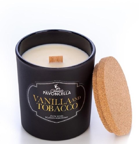 Świeczka sojowa Vanilla and Tabacco czarna 135g Świeczka sojowa Vanilla and Tabacco czarna 135g