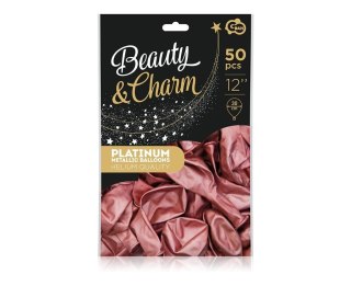 Balony Beauty&Charm platynowe 30cm 50szt