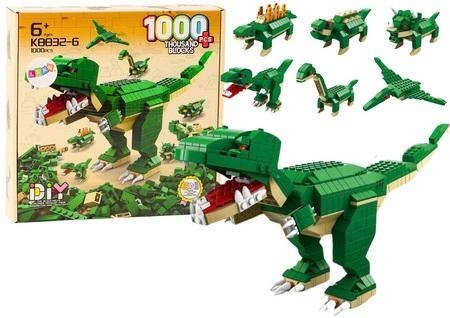 Klocki konstrukcyjne 6w1 Dinozaury 1000el Klocki konstrukcyjne 6w1 Dinozaury 1000el