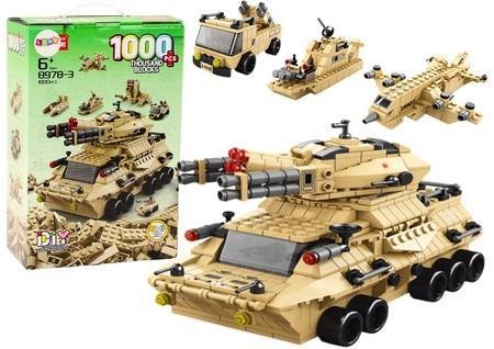 Klocki konstrukcyjne Czołg 1000el Klocki konstrukcyjne Czołg 1000el