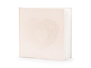 Księga Gości jasno różowa 20,5x20,5cm 22 kartki