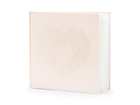 Księga Gości jasno różowa 20,5x20,5cm 22 kartki Księga Gości jasno różowa 20,5x20,5cm 22 kartki