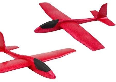 Samolot styropianowy czerwony 68cm Samolot styropianowy czerwony 68cm