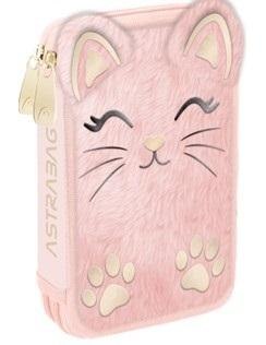Piórnik poj z wyp Astrabag Fluffy Kitty ASTRA Piórnik poj z wyp Astrabag Fluffy Kitty ASTRA