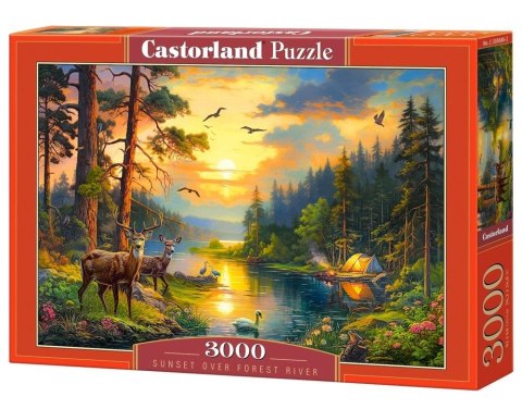 Puzzle 3000 Sunset over Forest River CASTOR Puzzle 3000 Sunset over Forest River CASTOR