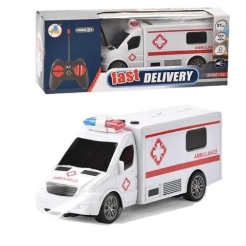 Ambulans R/C + ładowarka + św/dź Ambulans R/C + ładowarka + św/dź