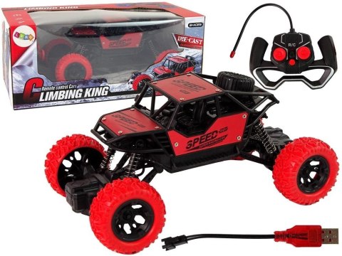 Auto Terenowe R/C 1:18 zdalnie sterowane czerwone Auto Terenowe R/C 1:18 zdalnie sterowane czerwone