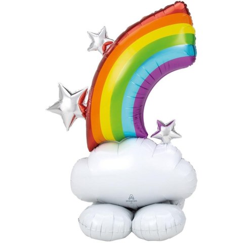 Balon foliowy AirLoonz tęcza 132x91cm Balon foliowy AirLoonz tęcza 132x91cm