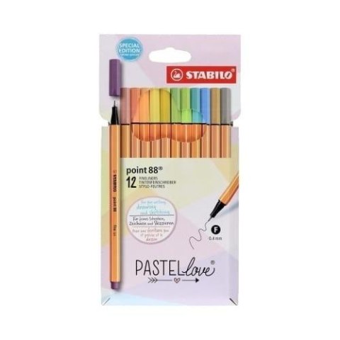 Cienkopis Point 88 pastellove 12szt Cienkopis Point 88 pastellove 12szt