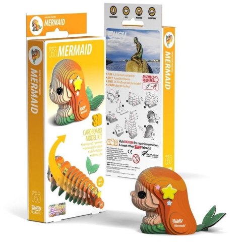 Syrenka Eugy. Eko Układanka 3D Syrenka Eugy. Eko Układanka 3D