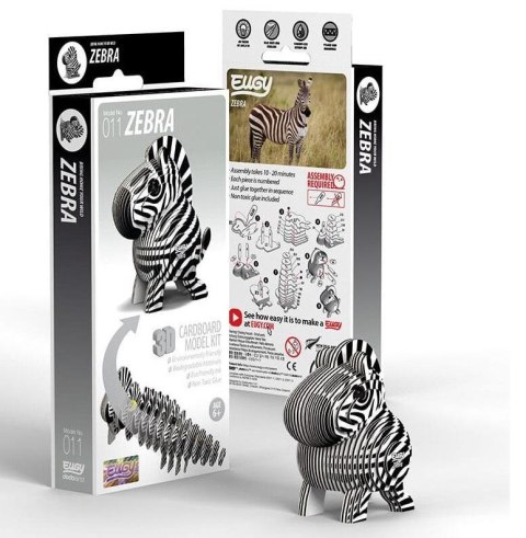 Zebra Eugy. Eko Układanka 3D Zebra Eugy. Eko Układanka 3D