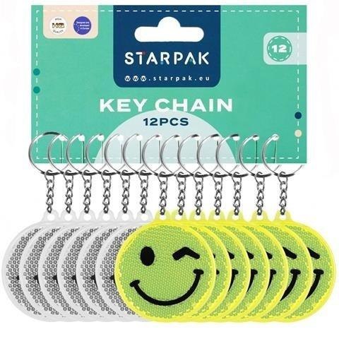 Brelok odblaskowy 7cm Emot (12szt) Brelok odblaskowy 7cm Emot (12szt)