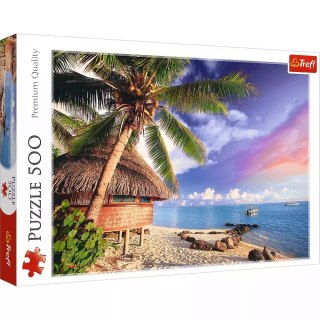 Puzzle 500 elementów. Wyspa Bora-bora