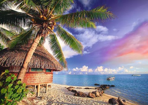 Puzzle 500 elementów. Wyspa Bora-bora Puzzle 500 elementów. Wyspa Bora-bora