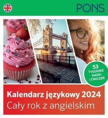 Kalendarz językowy 2024. Cały rok z angielskim Kalendarz językowy 2024. Cały rok z angielskim