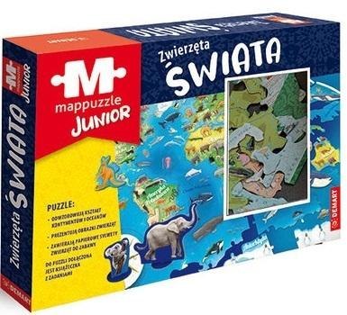 Mappuzzle Junior - Zwierzęta świata Mappuzzle Junior - Zwierzęta świata