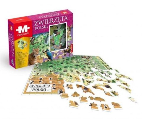 Mappuzzle - Zwierzęta Polski Mappuzzle - Zwierzęta Polski