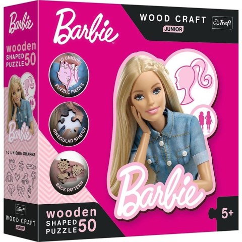 Puzzle drewniane 50 Piękna Barbie TREFL Puzzle drewniane 50 Piękna Barbie TREFL