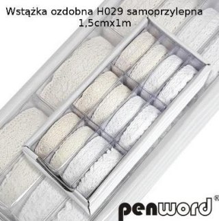 Wstążka ozdobna samoprzylepna 15mmx1m (12szt)