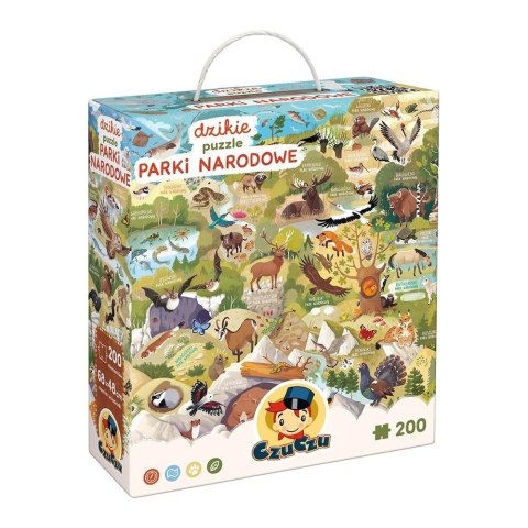 CzuCzu Dzikie puzzle Parki narodowe 6+ CzuCzu Dzikie puzzle Parki narodowe 6+