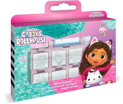 Koci Domek Gabi - pieczątki w walizce 7szt Koci Domek Gabi - pieczątki w walizce 7szt