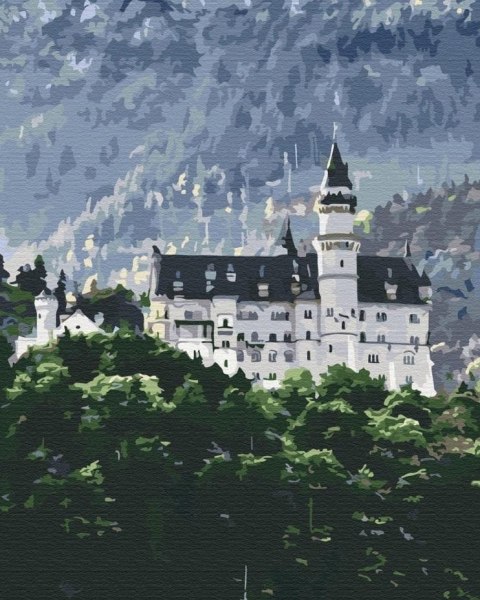 Malowanie po numerach - Neuschwanstein 40x50cm Malowanie po numerach - Neuschwanstein 40x50cm
