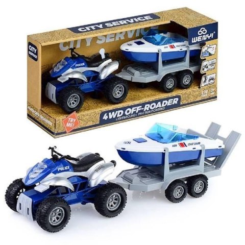 Quad z lawetą i motorówką WY400E-5 Quad z lawetą i motorówką WY400E-5