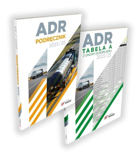ADR 2023-2025 podręcznik + tabela A ADR 2023-2025 podręcznik + tabela A