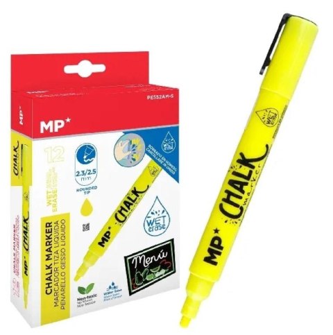 Kreda w płynie żółta (12szt) Kreda w płynie żółta (12szt)