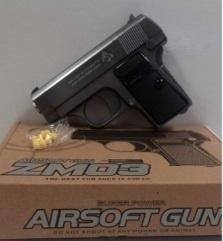 Pistolet na kulki metalowy bez amunicji