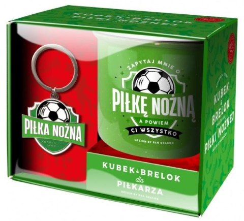 Zestaw kubek + brelok Hobby-Piłka nożna Zestaw kubek + brelok Hobby-Piłka nożna