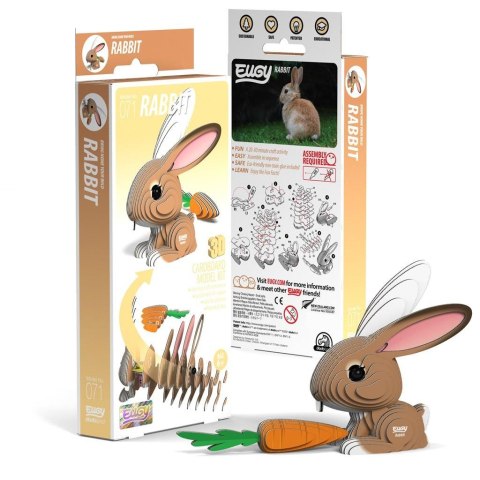 Królik Eugy. Eko Układanka 3D Królik Eugy. Eko Układanka 3D