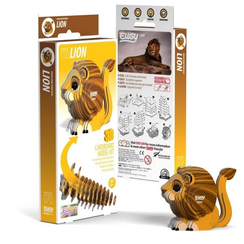 Lew Eugy. Eko Układanka 3D Lew Eugy. Eko Układanka 3D
