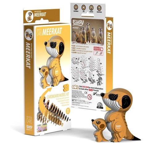 Surykatka Eugy. Eko Układanka 3D Surykatka Eugy. Eko Układanka 3D
