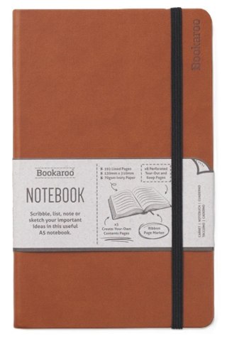 Bookaroo Notatnik Journal A5 - Brązowy