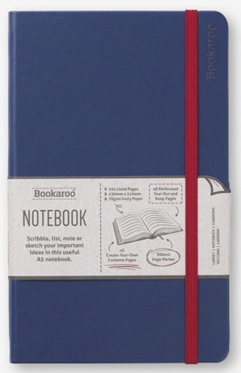 Bookaroo Notatnik Journal A5 - Granatowy Bookaroo Notatnik Journal A5 - Granatowy