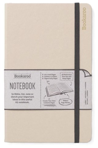 Bookaroo Notatnik Journal A5 - Kremowy