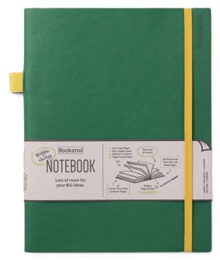 Bookaroo Notatnik Journal duży - ciemna zieleń