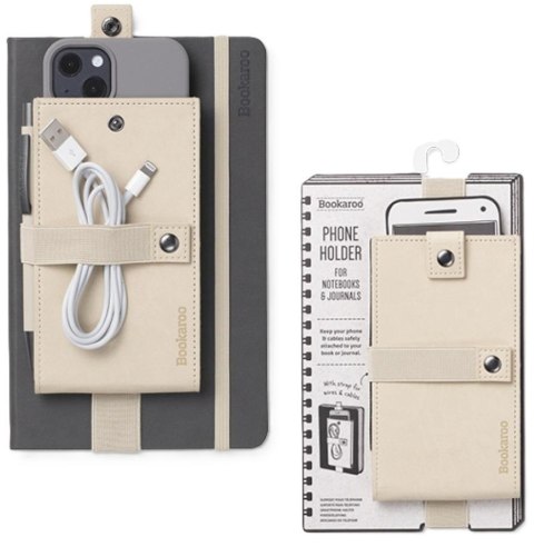 Bookaroo Phone Holder kremowy uchwyt na smartfon Bookaroo Phone Holder kremowy uchwyt na smartfon