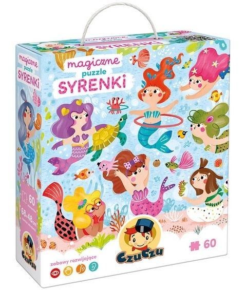 CzuCzu Magiczne puzzle Syrenki 4+ CzuCzu Magiczne puzzle Syrenki 4+