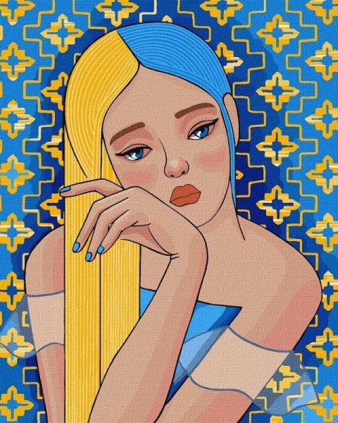 Malowanie po numerach - Niewzruszony 40x50cm Malowanie po numerach - Niewzruszony 40x50cm