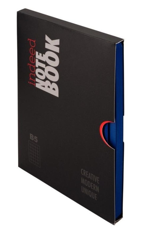 Notes B5 kratka Indeed granatowy Notes B5 kratka Indeed granatowy