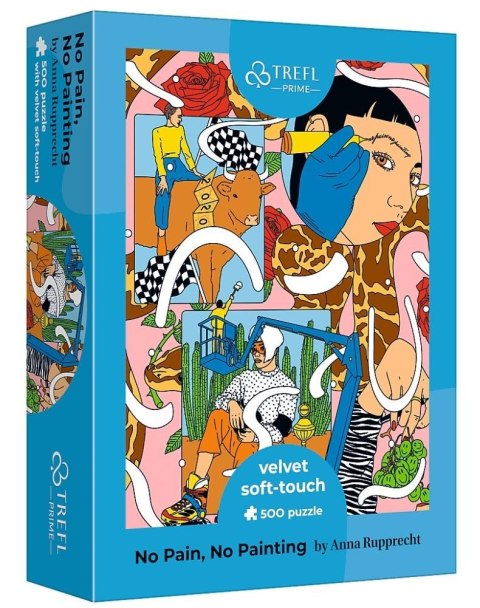 Puzzle 500 No Pain, No Painting TREFL Puzzle 500 No Pain, No Painting TREFL