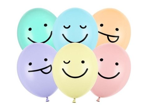 Balony Buźki pastelowe MIX 30cm 50szt Balony Buźki pastelowe MIX 30cm 50szt
