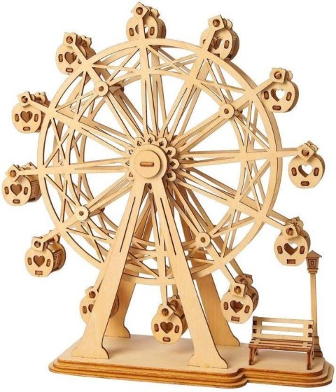 Puzzle Drewniane 3D Diabelski Młyn Puzzle Drewniane 3D Diabelski Młyn