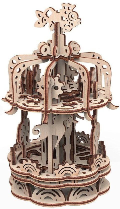 Puzzle Drewniane 3D Karuzela S Puzzle Drewniane 3D Karuzela S